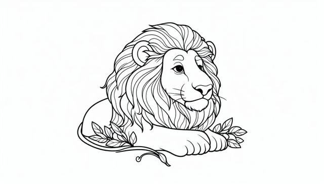 Free Printable Lion Coloring Page