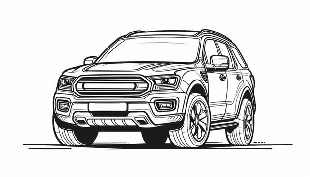 Free Printable Car Coloring Page