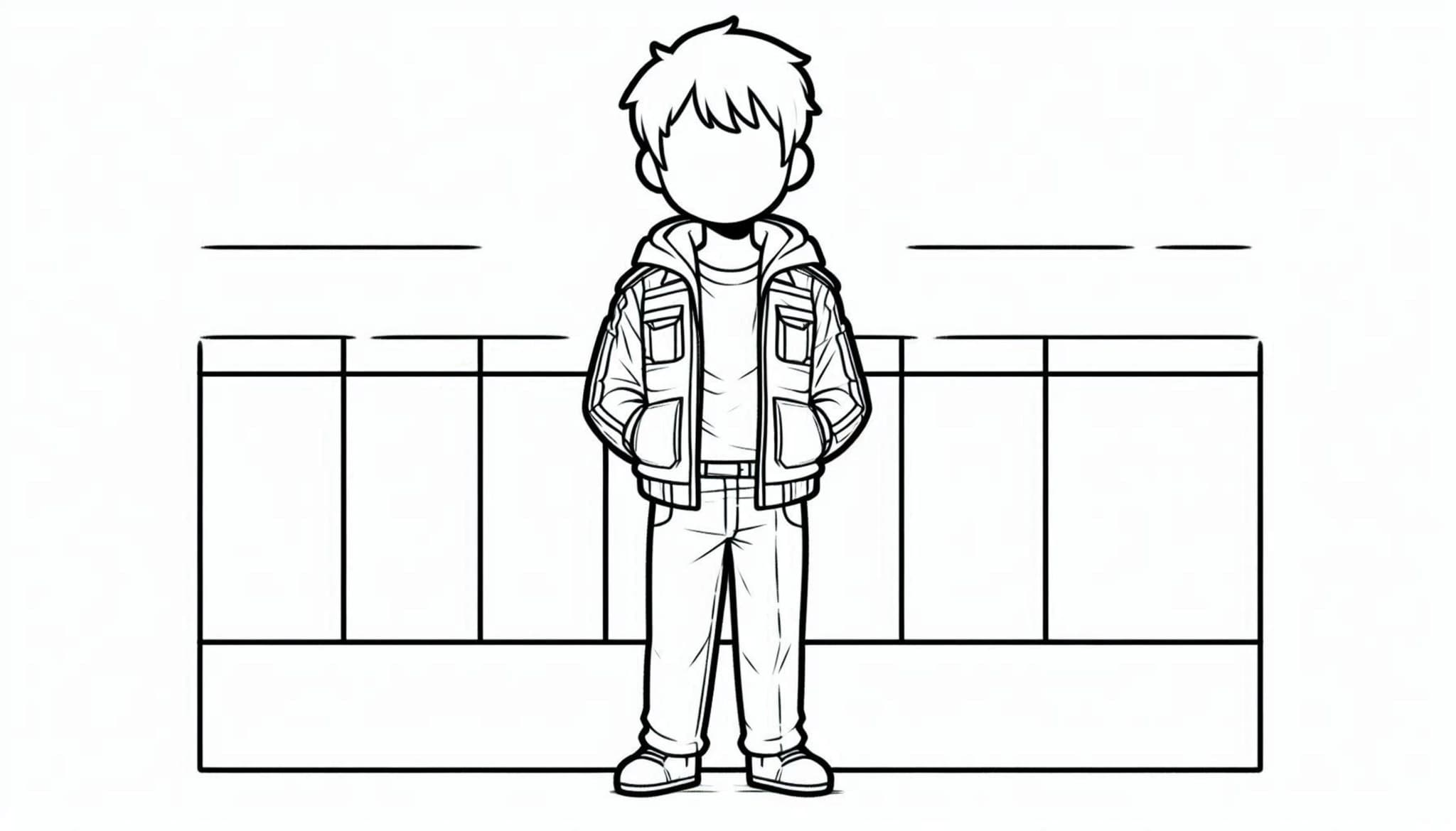 Free Printable Person Coloring Page