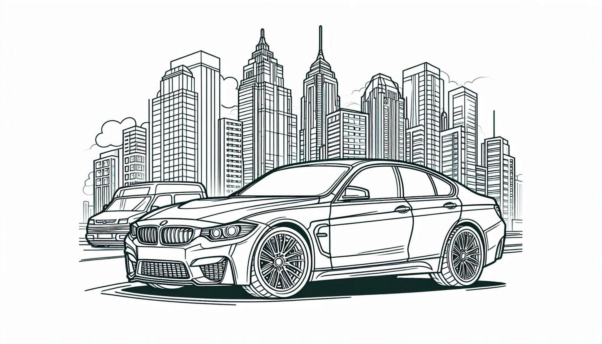 Free Printable Car Coloring Page