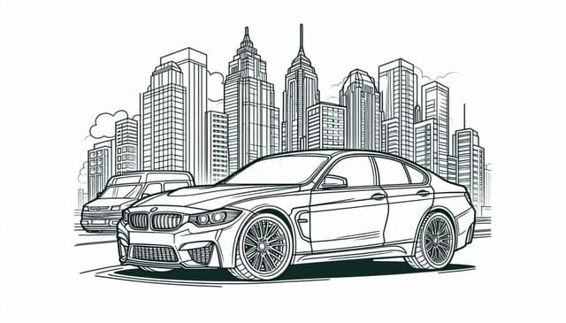 Free Printable Car Coloring Page