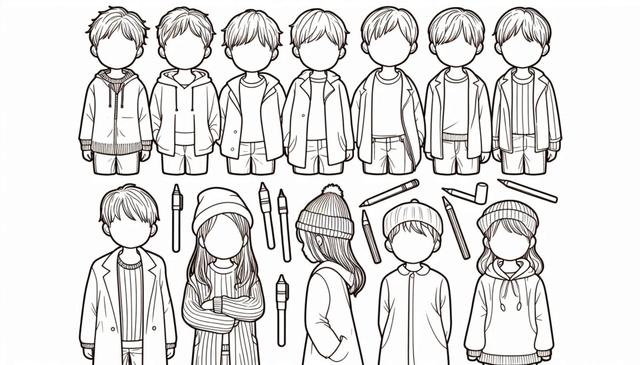 Free Printable People Coloring Page