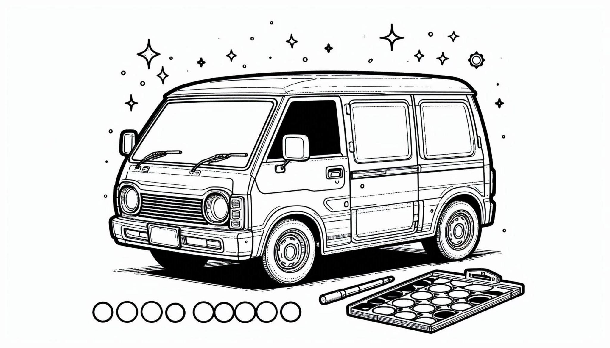 Free Printable Car Coloring Page