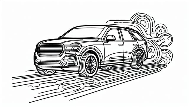 Free Printable Car Coloring Page