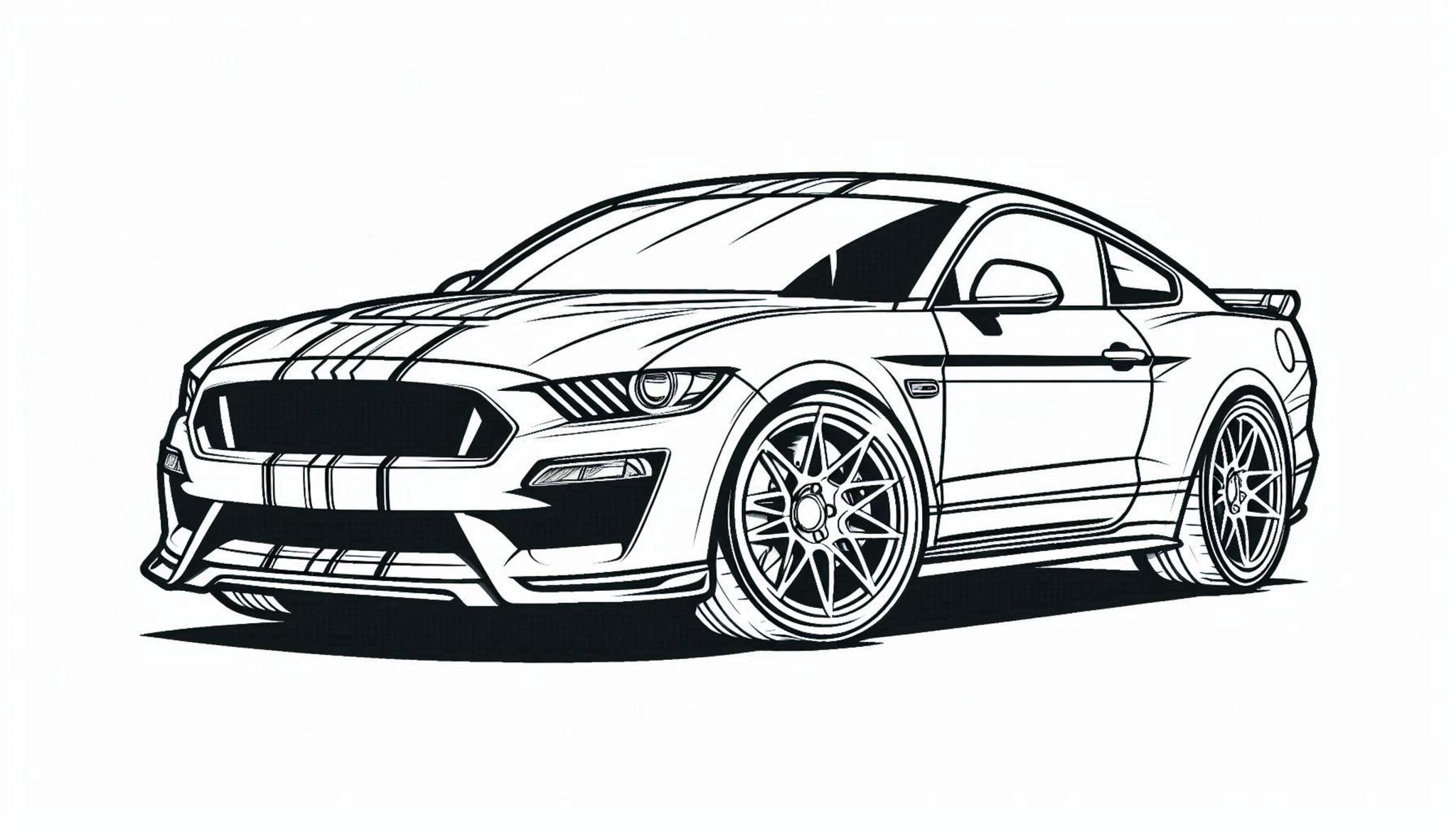 Free Printable Car Coloring Page