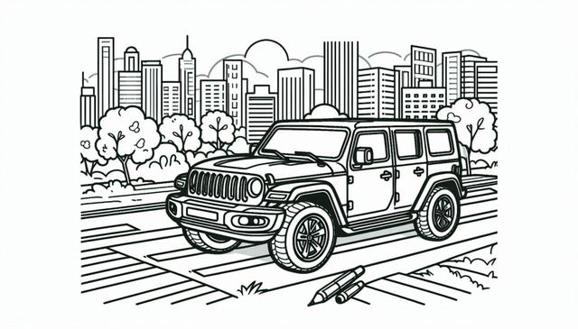 Free Printable Car Coloring Page